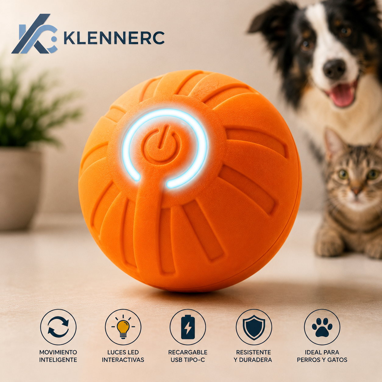 TurboBall™ Pelota Inteligente para Mascotas