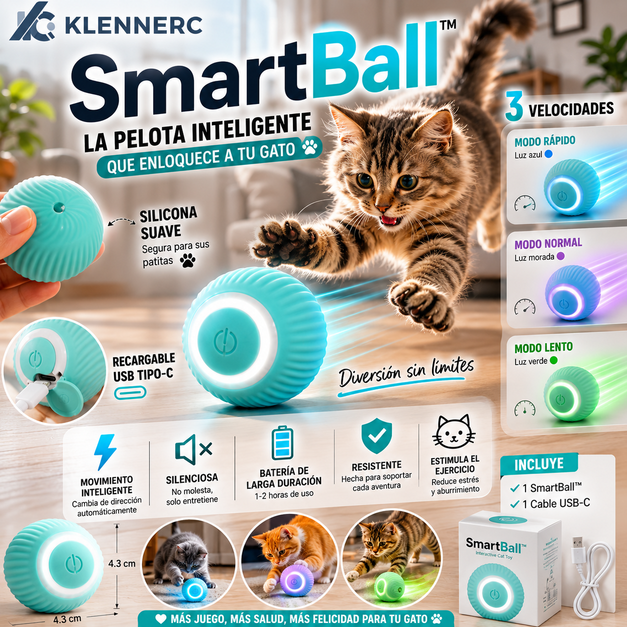 SmartBall™ Juguete Para Gato