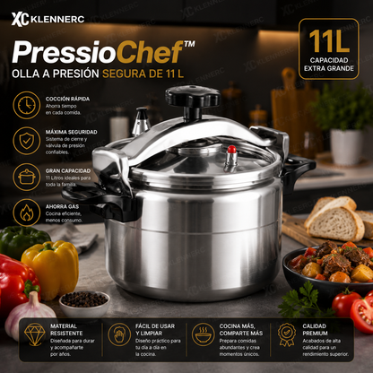 PressioChef™ Olla a Presión Seguro de 11 L
