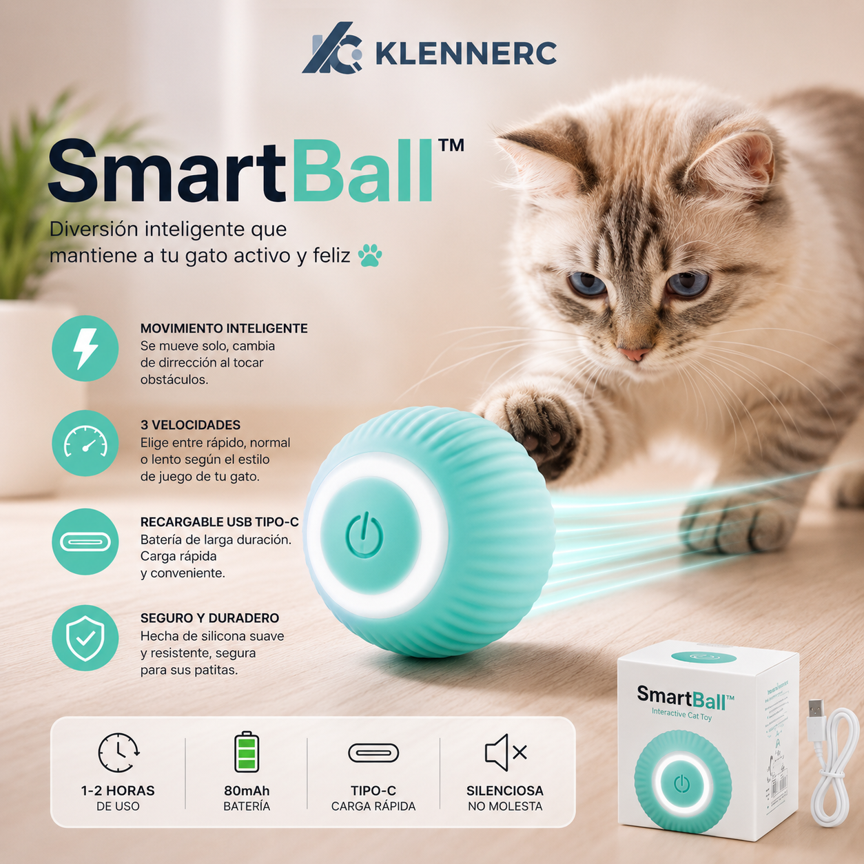 SmartBall™ Juguete Para Gato