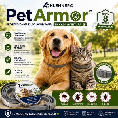 PetArmor™ Collares Antipulgas De Perros Y Gatos