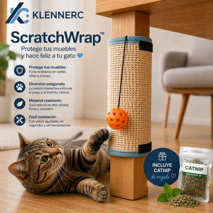 ScratchWrap™ Rascador Esquina Para Gatos