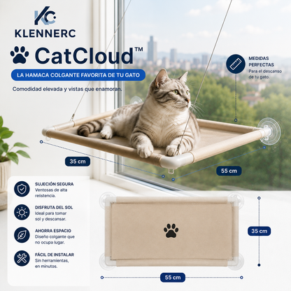 CatCloud™ Cama Para Gatos Tipo Hamaca Colgante