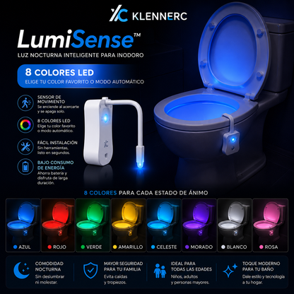 LumiSense™ Luz con sensor para inodoro