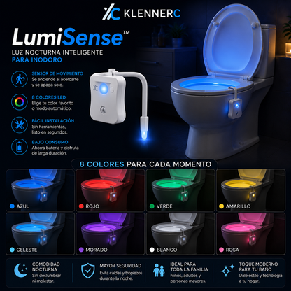 LumiSense™ Luz con sensor para inodoro