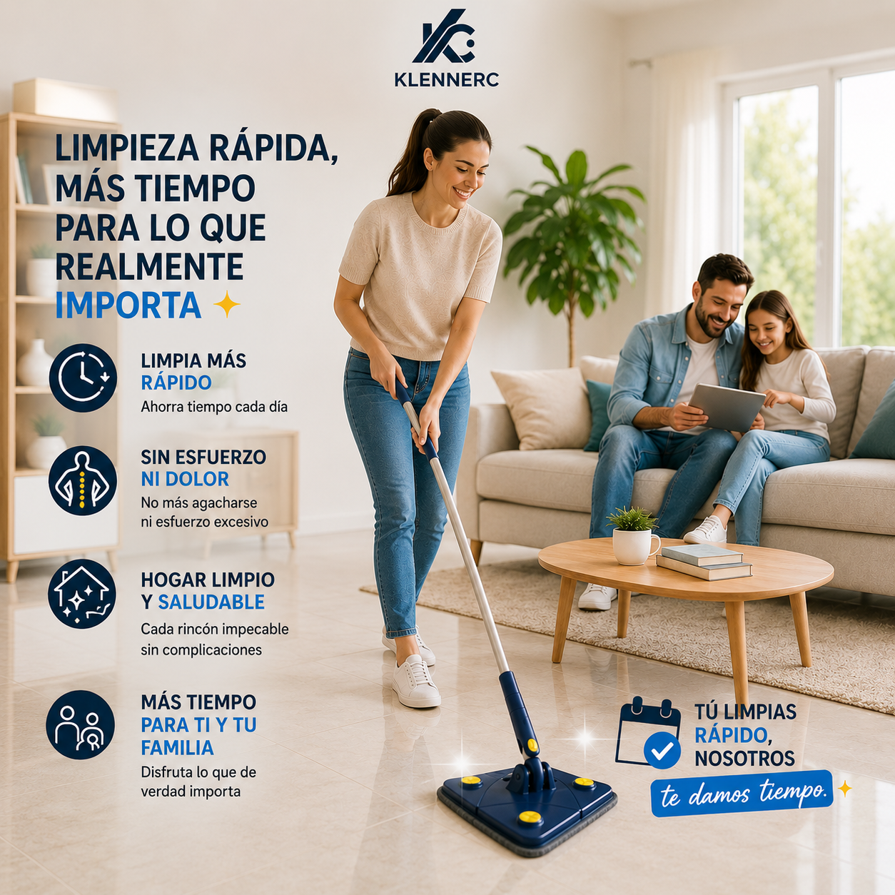 SwiftMop™ Mopa Triangular 360